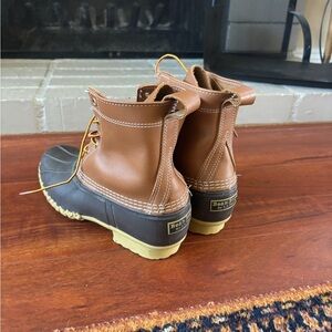 L.L. Bean Leather and Rubber rain Boots